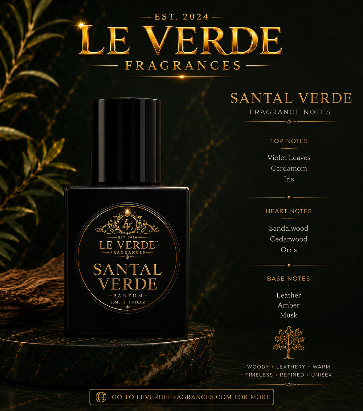 Santal Verde 30ml 1.1 fl oz