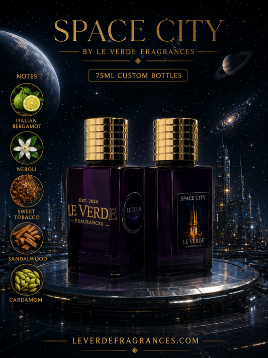 Space City Edp 75ml    limited edition purple bottle