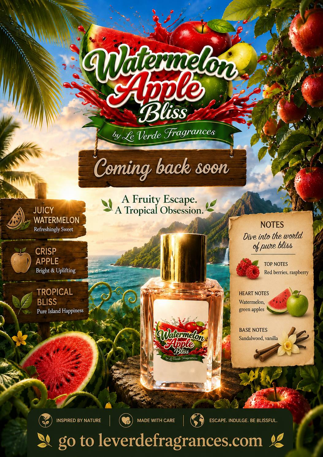 Watermelon Apple Bliss  Limited Stock 30ml